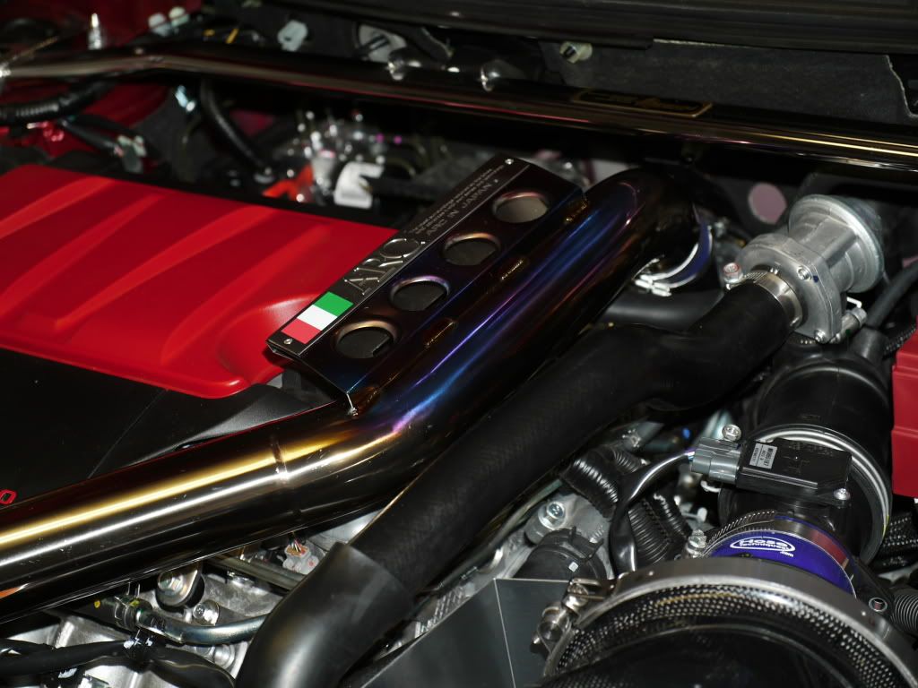 New install ARC titanium intercooler pipe EvolutionM Mitsubishi